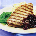 Tuna Steaks with Red Onion